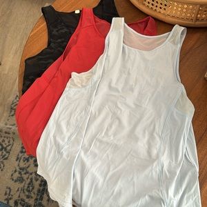 Bundle of 3 Size 6 Lululemon Sculpt Tank - Size 6